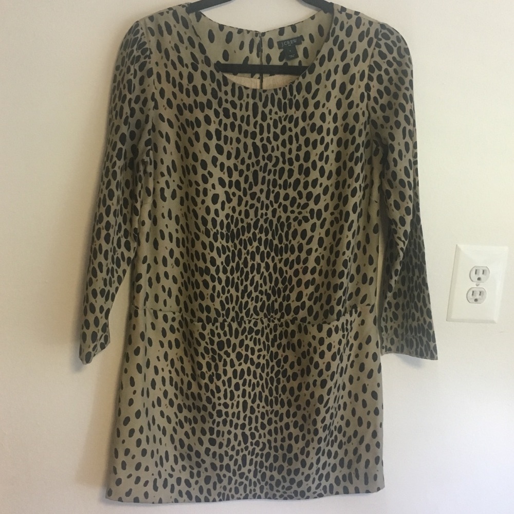 J.Crew Leopard Print Dress